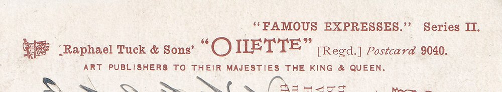 Postcard publisher and style information