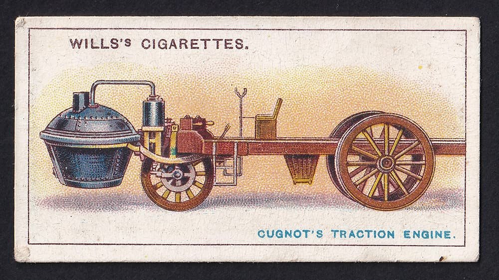 Cugnot's Traction Engine - Cigarette Card